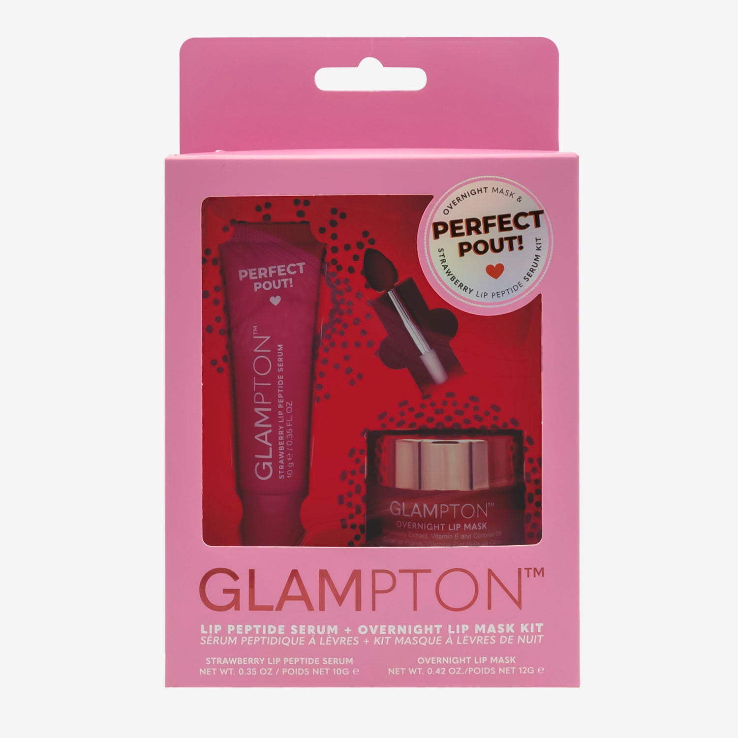 Perfect Pout! Set – Lip Peptide Serum + Overnight Lip Mask – glampton