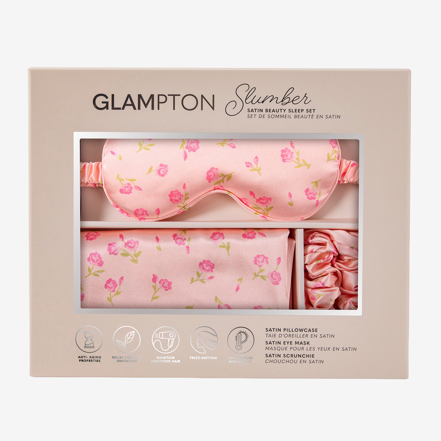 Silk Beauty Sleep Set – Floral Vintage – glampton